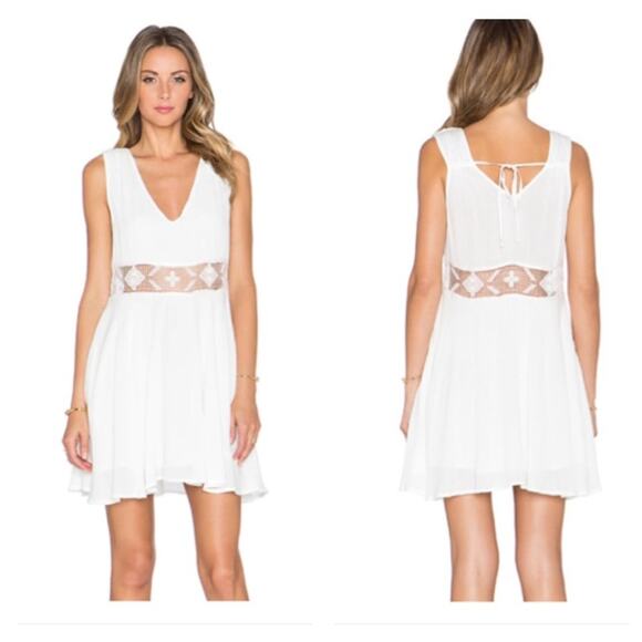 Free People Summer Feeling Dress Ivory — Coastal Cowgirl Cottagecore - Picture 2 of 9